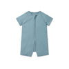 MORI Ribbed Clever Zip Summer Sleepsuit