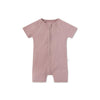 MORI Ribbed Clever Zip Summer Sleepsuit