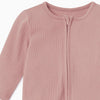 MORI Ribbed Clever Zip Sleepsuit
