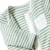 MORI Clever Zip Sleepsuit - Sage Stripe - Sage Stripe / 18-24m [AWIN] [Natural Baby Shower Ltd]