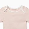 MORI Short Sleeve Bodysuit - Blush - 12-18m / Blush [AWIN] [Natural Baby Shower Ltd]