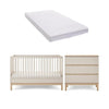 Obaby Astrid 2 Piece Room Set - Satin - Satin / Pocket Sprung Mattress [AWIN] [Natural Baby Shower Ltd]