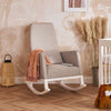 Obaby High Back Rocking Chair - White/Stone - White/Stone [AWIN] [Natural Baby Shower Ltd]