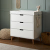 Obaby Maya Changing Unit - White + Natural [AWIN] [Natural Baby Shower Ltd]