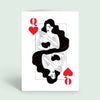 Etta Loves NEW BABY CARD - Queen of Hearts