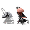 Stokke YOYO3 Stroller - Newborn to toddler with white frame (incl Newborn Pack & 6m+ Colour Pack & White Frame)