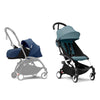 Stokke YOYO3 Stroller - Newborn to toddler with white frame (incl Newborn Pack & 6m+ Colour Pack & White Frame)