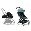 Stokke YOYO3 Stroller - Newborn to toddler with white frame (incl Newborn Pack & 6m+ Colour Pack & White Frame)