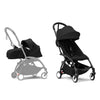 Stokke YOYO3 Stroller - Newborn to toddler with black frame (incl Newborn Pack & 6m+ Colour Pack & Black Frame)