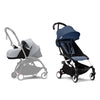 Stokke YOYO3 Stroller - Newborn to toddler with white frame (incl Newborn Pack & 6m+ Colour Pack & White Frame)