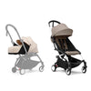 Stokke YOYO3 Stroller - Newborn to toddler with white frame (incl Newborn Pack & 6m+ Colour Pack & White Frame)