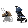 Stokke YOYO3 Stroller - Newborn to toddler with white frame (incl Newborn Pack & 6m+ Colour Pack & White Frame)