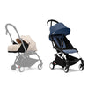 Stokke YOYO3 Stroller - Newborn to toddler with white frame (incl Newborn Pack & 6m+ Colour Pack & White Frame)