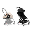 Stokke YOYO3 Stroller - Newborn to toddler with white frame (incl Newborn Pack & 6m+ Colour Pack & White Frame)