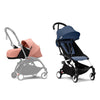 Stokke YOYO3 Stroller - Newborn to toddler with white frame (incl Newborn Pack & 6m+ Colour Pack & White Frame)