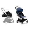 Stokke YOYO3 Stroller - Newborn to toddler with white frame (incl Newborn Pack & 6m+ Colour Pack & White Frame)