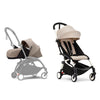 Stokke YOYO3 Stroller - Newborn to toddler with white frame (incl Newborn Pack & 6m+ Colour Pack & White Frame)