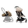 Stokke YOYO3 Stroller - Newborn to toddler with white frame (incl Newborn Pack & 6m+ Colour Pack & White Frame)