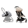 Stokke YOYO3 Stroller - Newborn to toddler with white frame (incl Newborn Pack & 6m+ Colour Pack & White Frame)