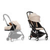 Stokke YOYO3 Stroller - Newborn to toddler with black frame (incl Newborn Pack & 6m+ Colour Pack & Black Frame)