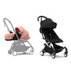 Stokke YOYO3 Stroller - Newborn to toddler with white frame (incl Newborn Pack & 6m+ Colour Pack & White Frame)