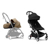 Stokke YOYO3 Stroller - Newborn to toddler with white frame (incl Newborn Pack & 6m+ Colour Pack & White Frame)