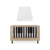 Tutti Bambini Como Cot Bed - Distressed Oak/Slate Grey - Slate Grey / Pocket Sprung Cot Bed Mattress [AWIN] [Natural Baby Shower Ltd]