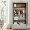 Tutti Bambini Verona Wardrobe - Dove Grey/Oak - Dove Grey/Oak [AWIN] [Natural Baby Shower Ltd]