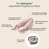 bbhugme Adjustable Pregnancy Pillow Dusty Pink AMAZON