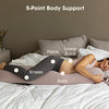 bbhugme Adjustable Pregnancy Pillow Dusty Pink AMAZON