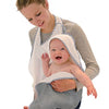 Cuddledry Hands Free Baby Bath Towel Grey Stars AMAZON