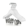 HANGERWORLD Children's White Wooden Coat Hangers AMAZON