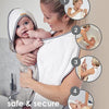Cuddledry Hands Free Baby Bath Towel Grey Stars AMAZON