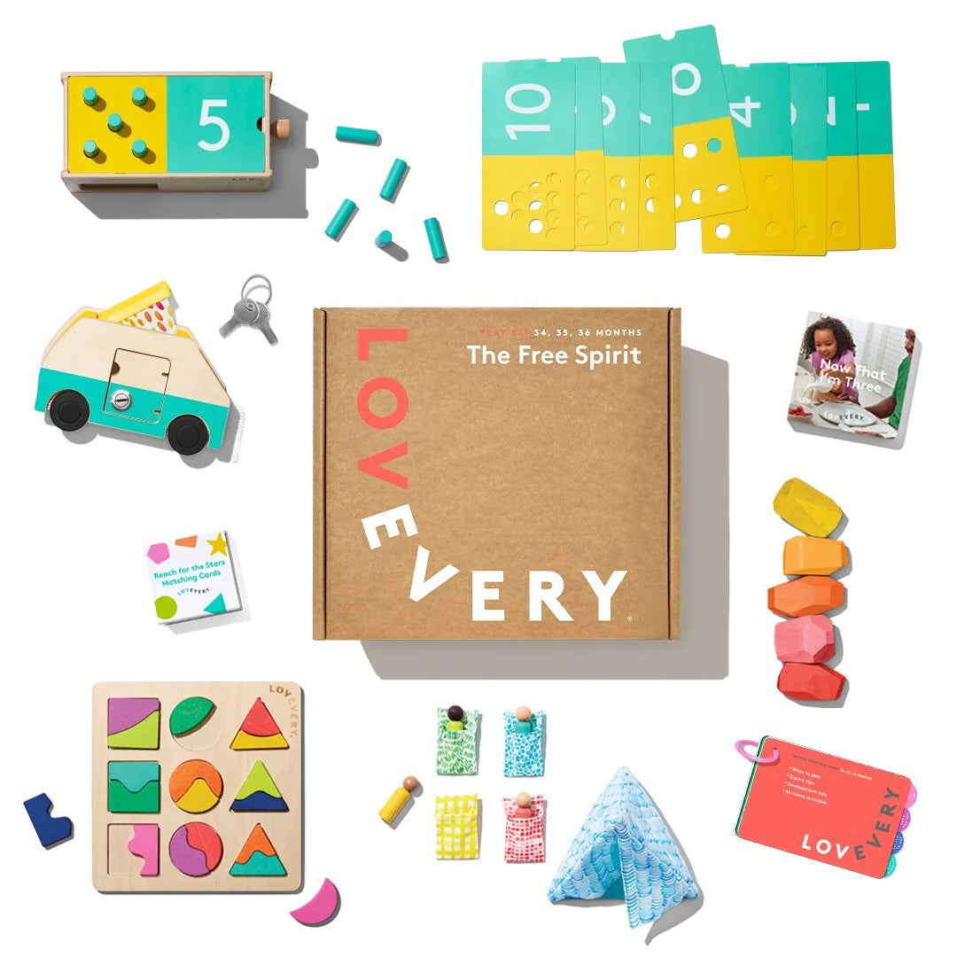 Lovevery The Free Spirit Play Kit (Months 34-36)