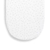 The Little Green Sheep Organic Moses Basket Fitted Sheet - White Rice [AWIN] [Natural Baby Shower Ltd]