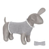 Anitas House Merino Dog Bow Grey Doggy Jumper