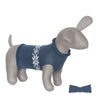 Anitas House Merino Snowflake Dog Jumper Denim Blue Doggy