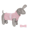 Anitas House Merino Snowflake Dog Jumper Soft Pink Doggy