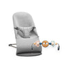 BabyBjorn Bouncer Bliss + Toy Bar Bundle - Light Grey - Light Grey / 3D Jersey [AWIN] [Natural Baby Shower Ltd]