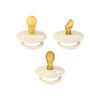 BIBS Try-It Colour Pacifiers - 3 Pack - Ivory - Ivory [AWIN] [Natural Baby Shower Ltd]