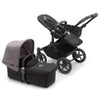 Bugaboo Donkey 5 Mono Stroller Convertible to Duo or Twin - Black/Grey Melange [AWIN] [Natural Baby Shower Ltd]
