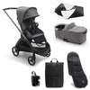 Bugaboo Dragonfly Complete Pushchair Bundle - Grey Melange [AWIN] [Natural Baby Shower Ltd]