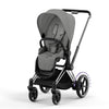CYBEX e-Priam Pushchair - Mirage Grey - Rose Gold / Lux Carrycot [AWIN] [Natural Baby Shower Ltd]