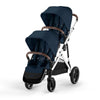 CYBEX Gazelle S Twin Pushchair - Ocean Blue / 2x Carrycot + Seat Unit [AWIN] [Natural Baby Shower Ltd]