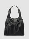 Storksak Kaia Leather Black Changing Bag
