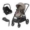 Maxi-Cosi Zelia Luxe 2-in-1 Pushchair Travel System - Twillic Truffle / With Base [AWIN] [Natural Baby Shower Ltd]