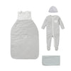 MORI Clever Sleep Set - Grey Stripe - Grey Stripe / 0-3m [AWIN] [Natural Baby Shower Ltd]