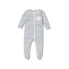 MORI Clever Zip Sleepsuit - Blue Stripe - Blue Stripe / 0-3m [AWIN] [Natural Baby Shower Ltd]