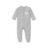 MORI Clever Zip Sleepsuit - Grey Marl - Grey Marl / 18-24m [AWIN] [Natural Baby Shower Ltd]