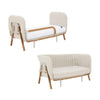 Tutti Bambini CoZee XL Junior Bed + Sofa Expansion Pack - Scandinavian Walnut / Ecru - Scandinavian Walnut / Ecru [AWIN] [Natural Baby Shower Ltd]